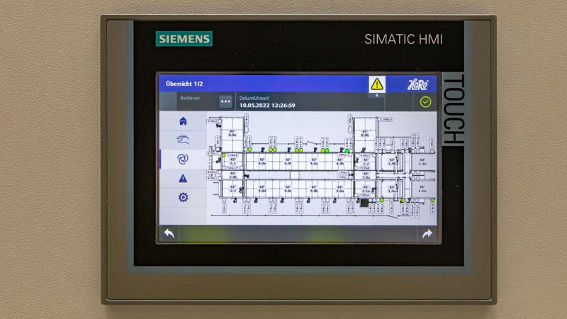 Siemens Touch Panels für die Anlagensteuerung und Visualisierung